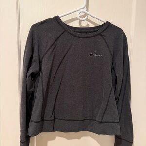 lululemon athletica Charcoal Gray Sweatshirt
